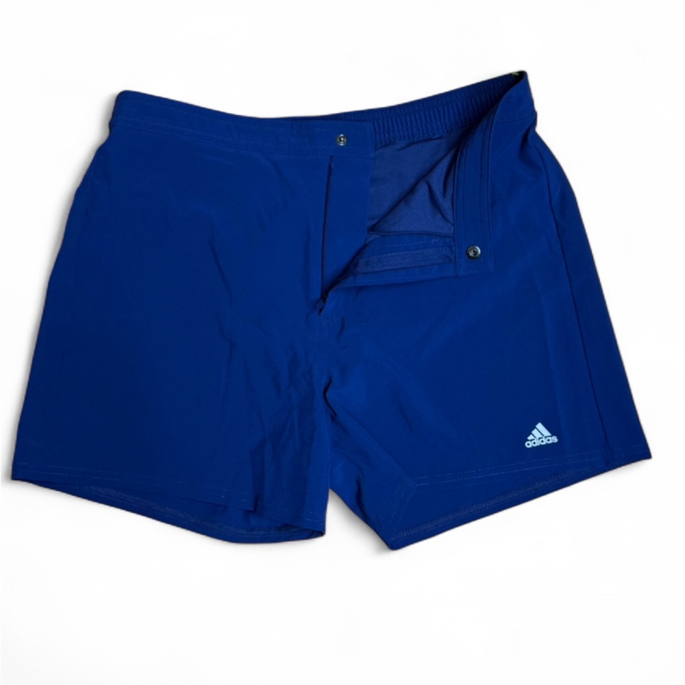 Adidas Women's Woven Swim Shorts - Royal Blue - Size Small - Picture 4 of 7